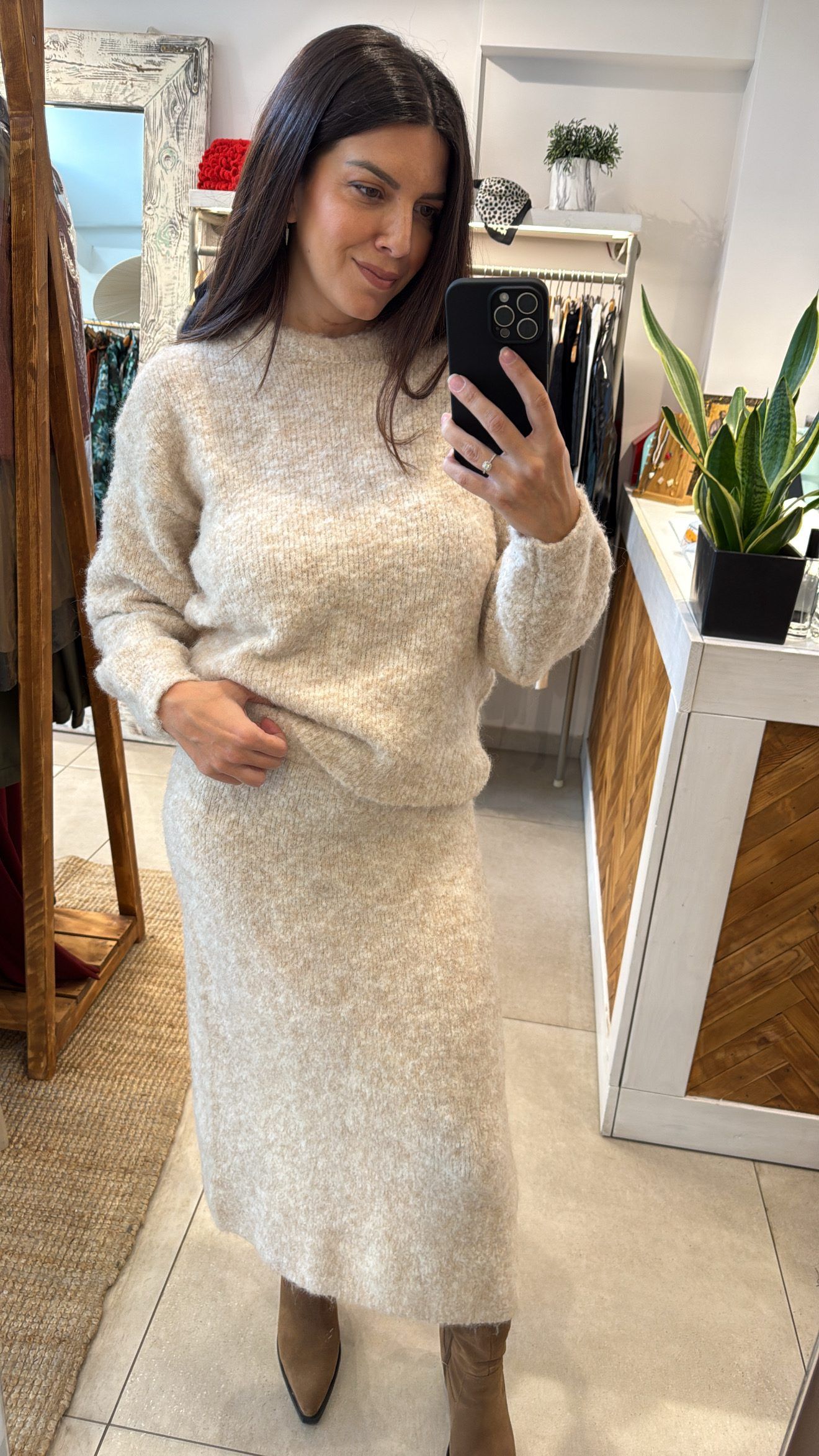 SAND KNIT SET