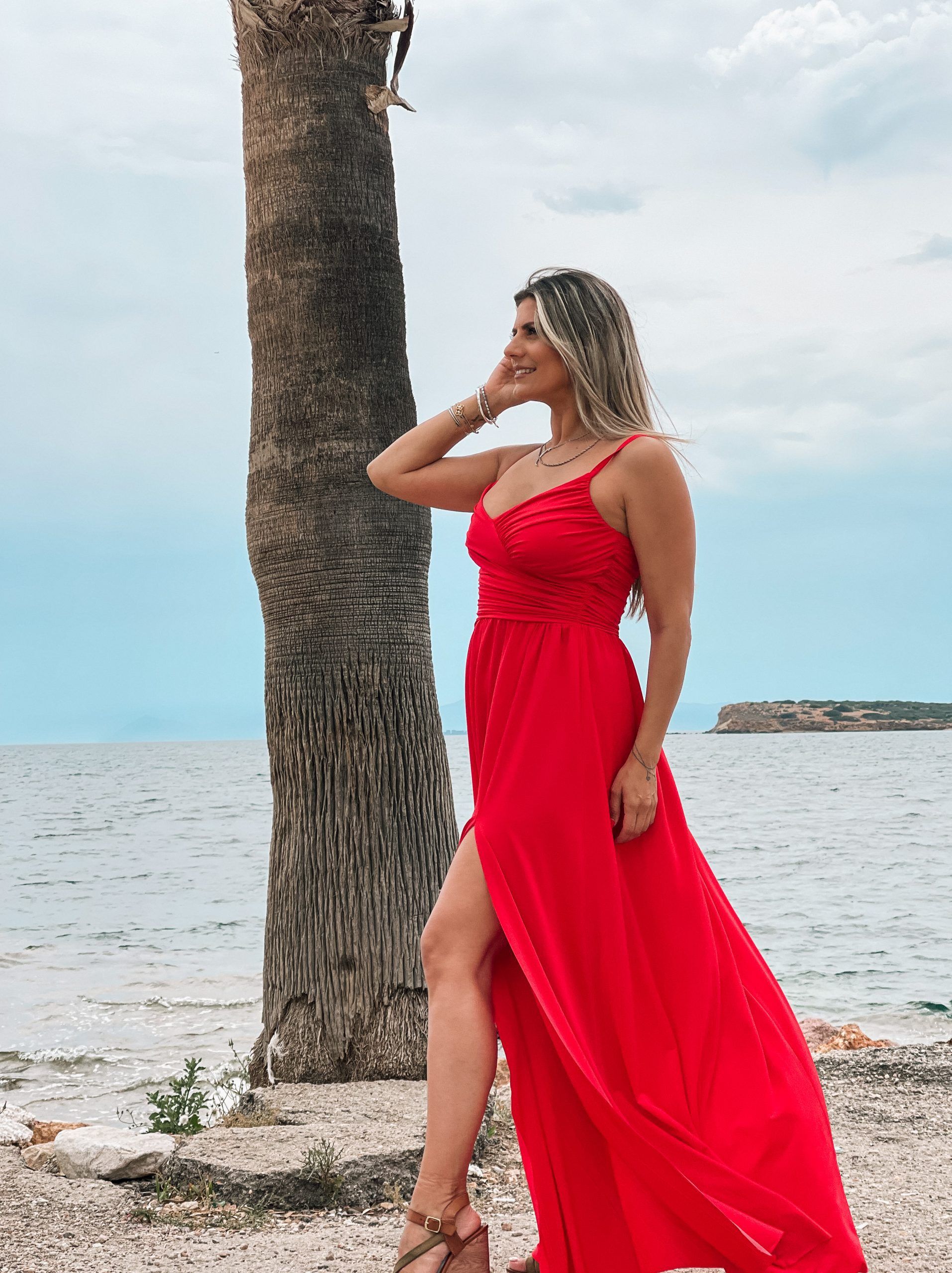 RED VELVET DRESS