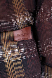 MOCHA MIRAGE PLAID SKORT