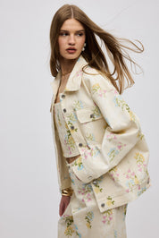 BUTTER BLOSSOM JEAN JACKET