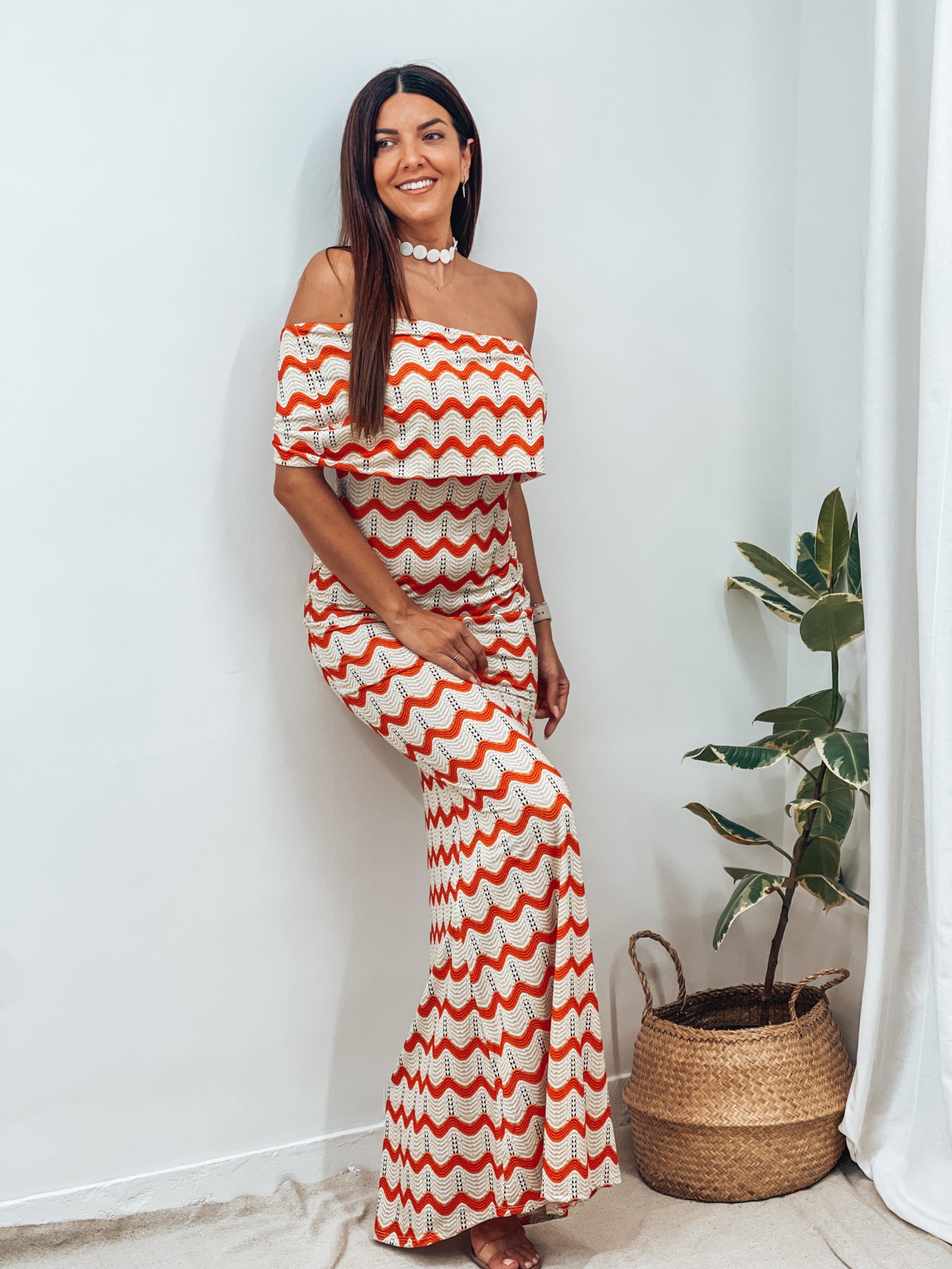 MARIETTA TANGERINE DRESS
