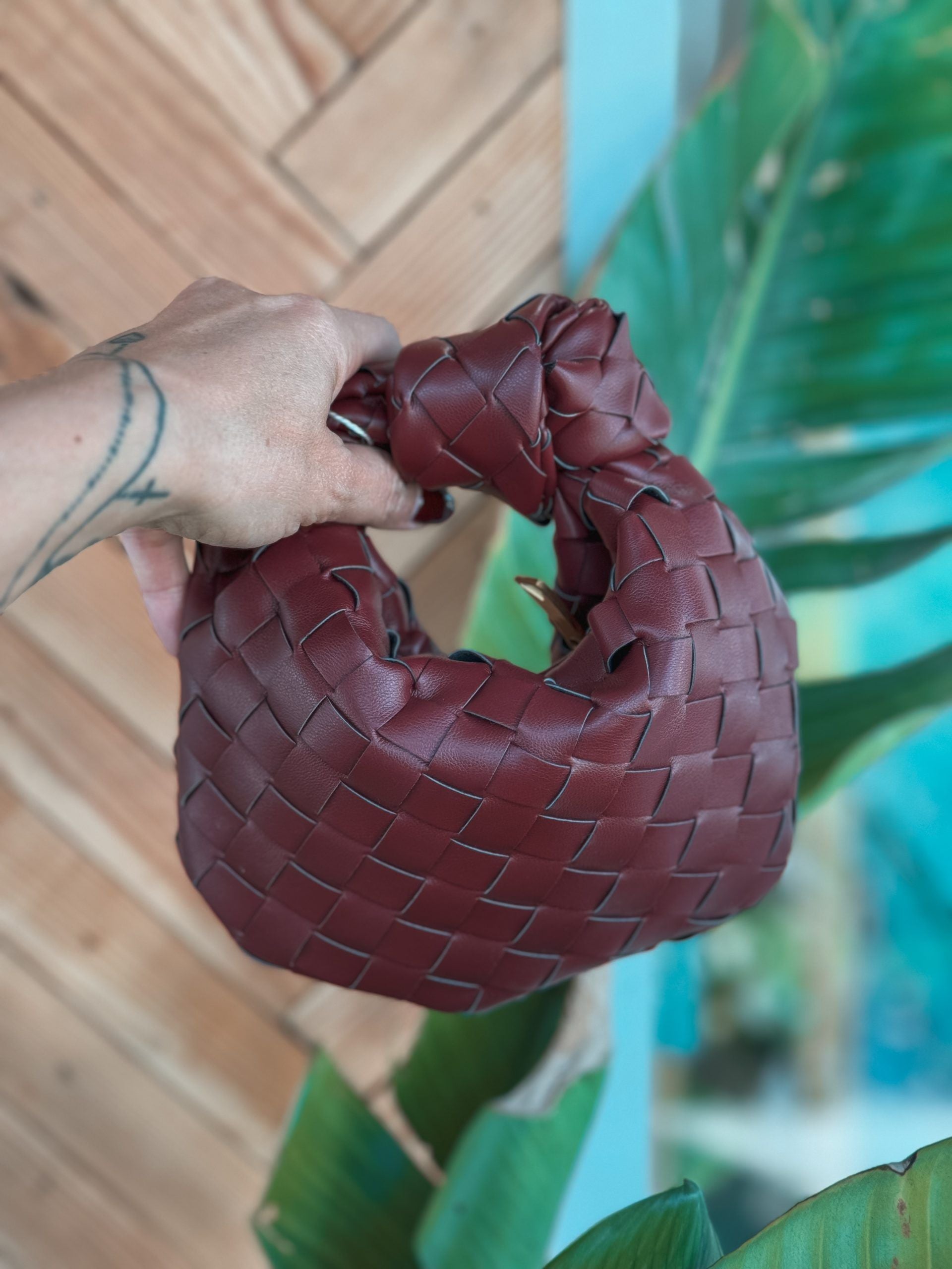 MISS NAENIAM  RED MICRO BAG